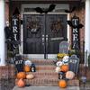 Décorations d'Halloween - AIMOONSA - 15 pièces - Chauves-souris et araignées 3D - Lumineuses - PP étanche, autocollantes