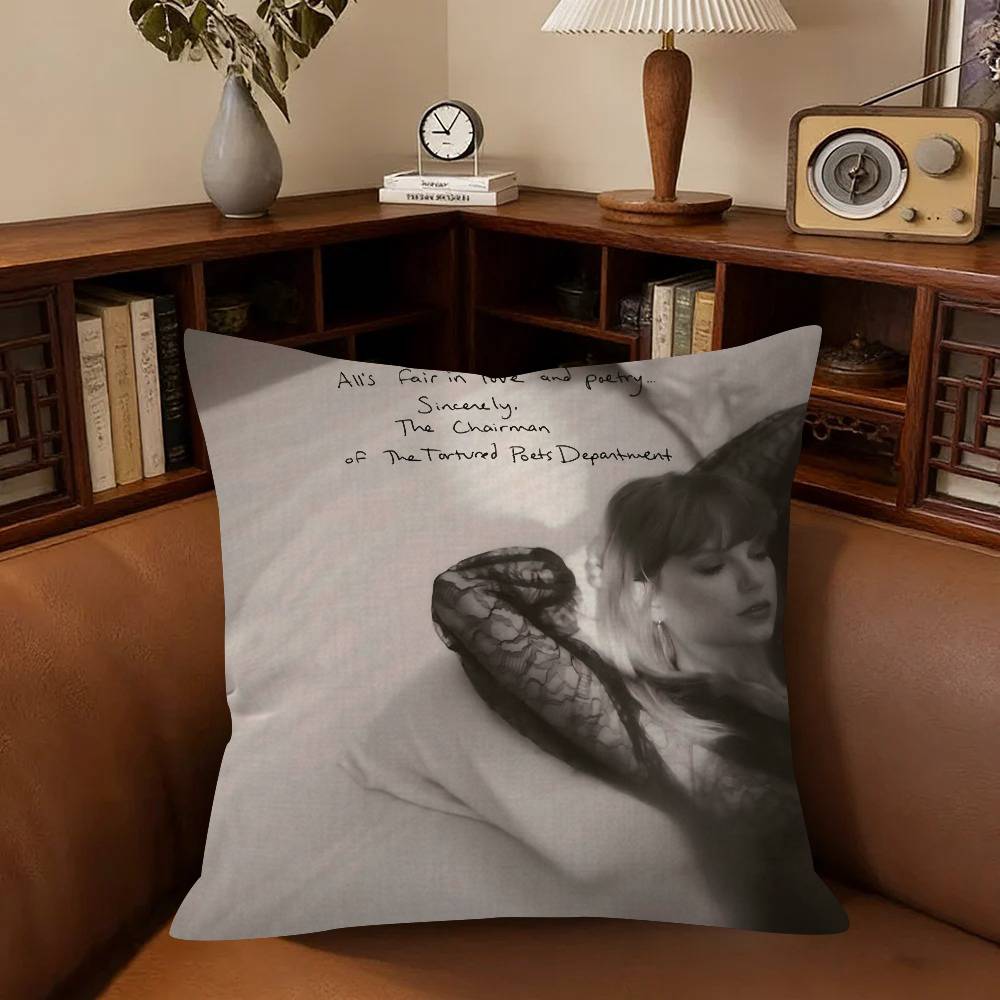 Pillow Cover Sofa Cushion Cover Home Room Decoration Children Gift Singer T-Taylor Album Swift