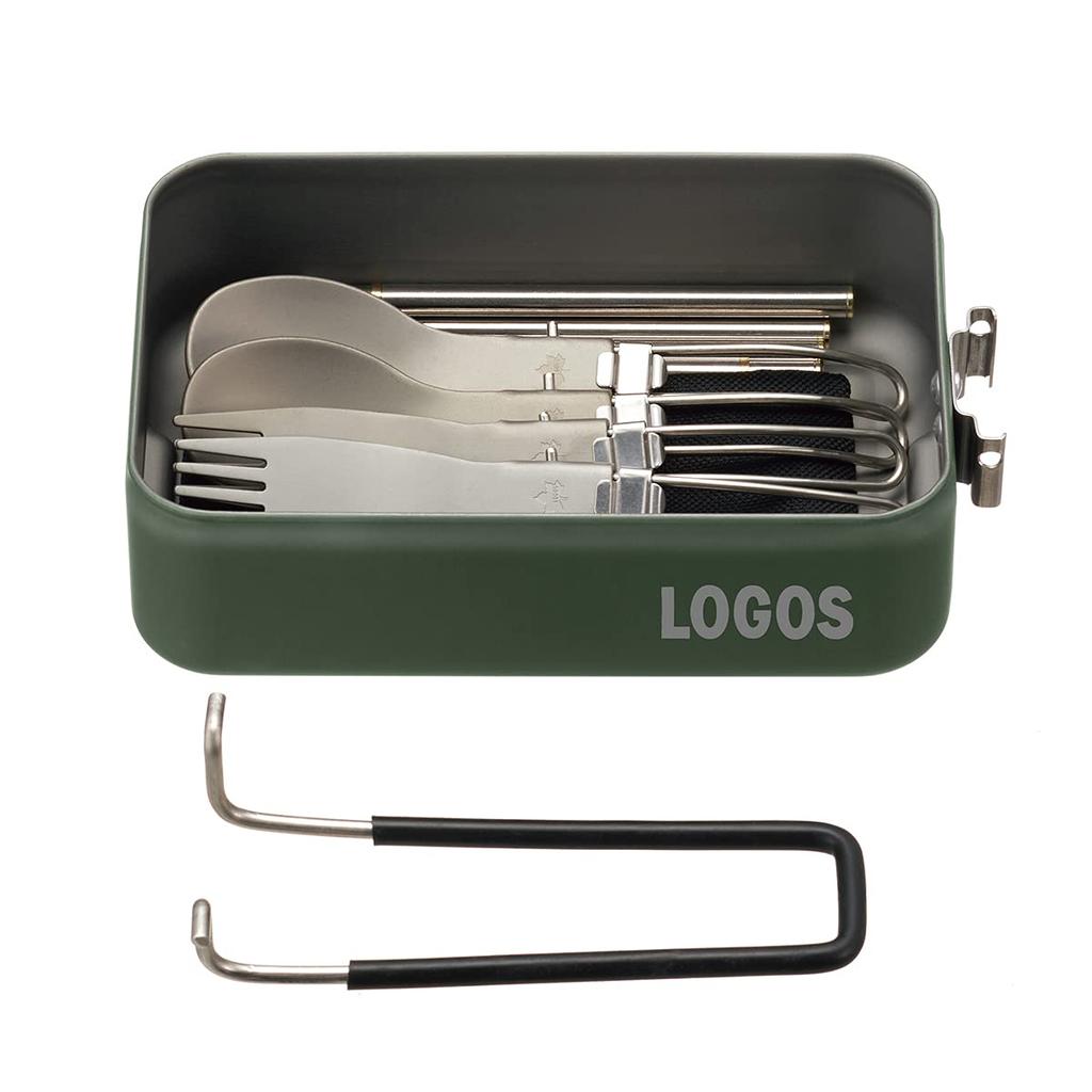 LOGOS Color Mess Kit (Green) 88230254 (approx.) Width 31.5 X Depth 11.5 X Height 5.5 Cm