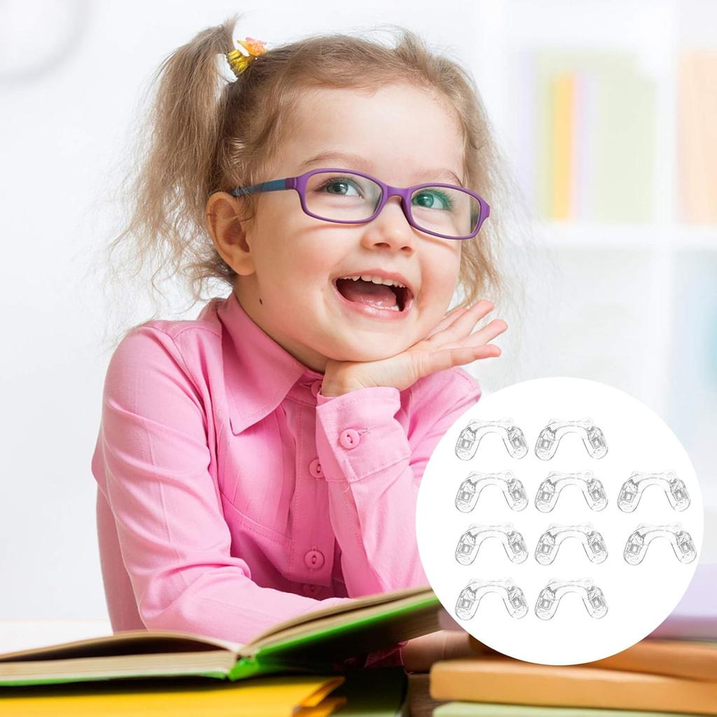 5 Mini Nose Pads Pairs Eyeglass Nose Pads Anti Slip Soft U Shape Silicone Nose Pads Sponge Saddle Bridge Glass Nose Pieces for Glasses Eyeglasses