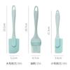 Three Piece Set, Baker's Kitchen Tools, Oil Brush Set, Silicone Oil Brush, Silicone Scraper, Cake Spatula