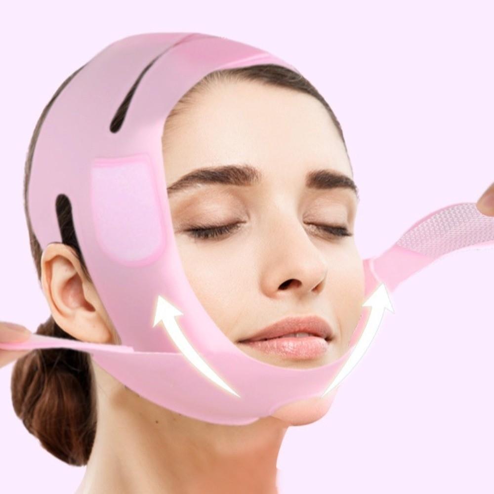 Silicone Face Strap Belt Mask Lift Up Face Slimming Strap Lift Oval Mask  Face