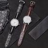 [Nywing] Watch Band Omega Strap Omega 19mm 20mm 21mm 22mm D Buckle Genuine Leather Crocodile Patt...
