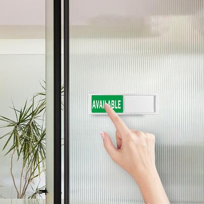 Office Door Signs Do Not Disturb Reserved/Available Slider Sign Home Office Vacant Occupied Privacy Sliding Door Sign