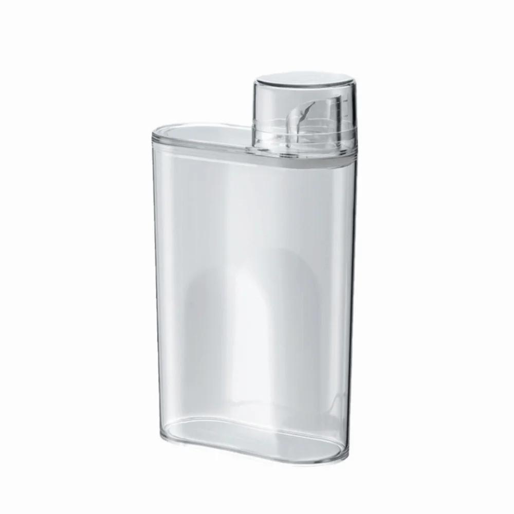 

Transparent Fabric Detergent Dispenser Powder Liquid Washing Laundry Room Organization Washing Liquid Jar Container Rectangle