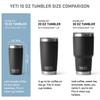 NOASR YETI 10oz Rambler, Edelstahl, Becher, Seafoam, (296ml)
