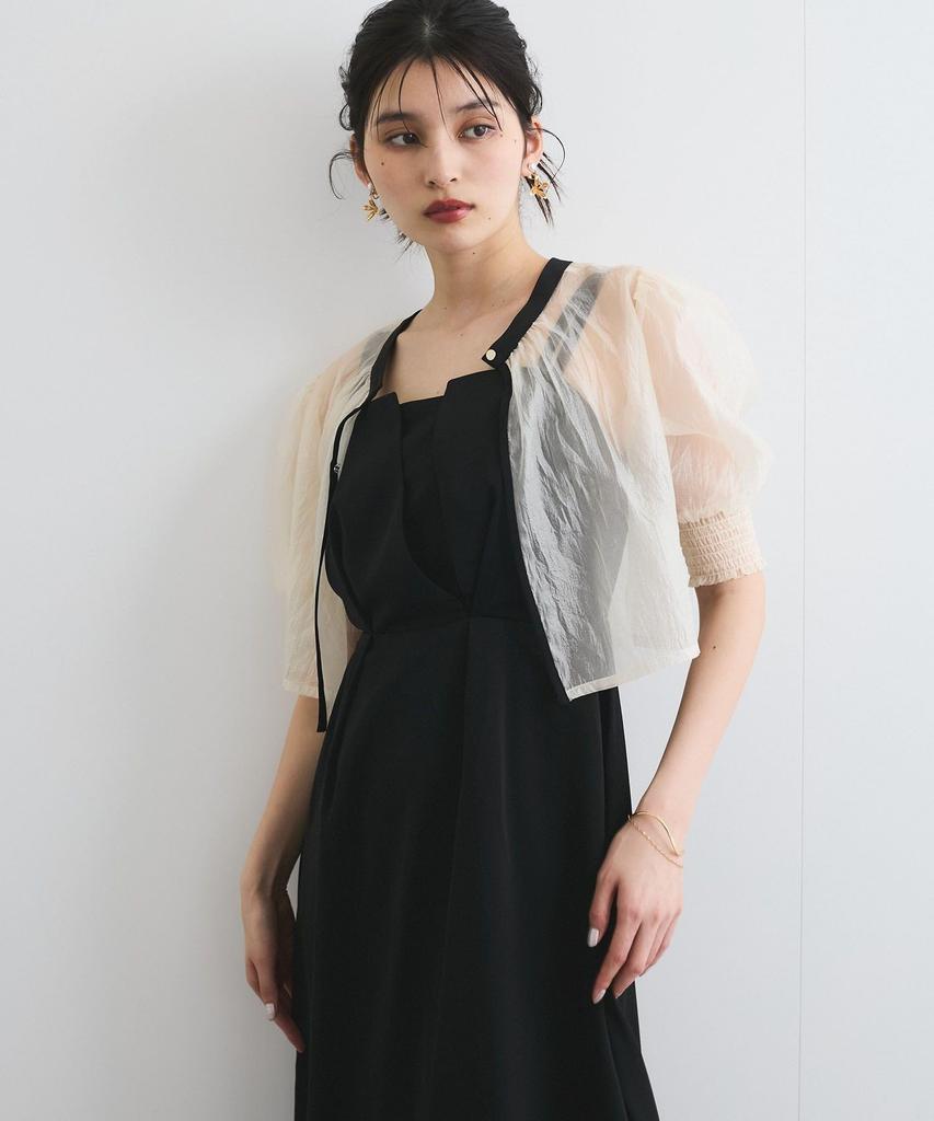 Bis Dress Sheer Top and Cami Black Main [3-Way] Dress, Women's, BVE35040,