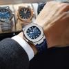 Módní Quartz náramkové hodinky Nové kožené Casual Business Clock Pánské Luxusní hodinky Automatické hodinky Pánské