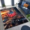 Cartoon T-Transformers Autobots Optimus Prime Rug for Bedroom Living Room Sofa Home Doormat Decor, Large Kids Non-slip Floor Mat
