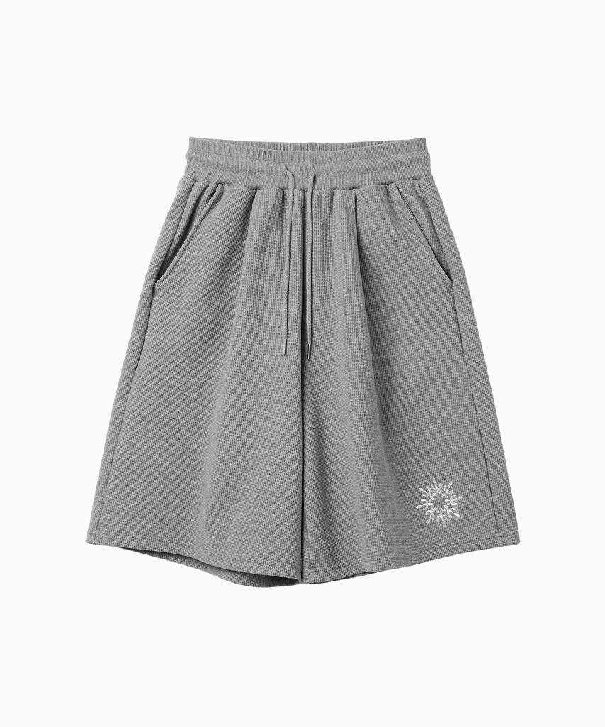 Minasu Waffle Sweat Training Bermuda Pants