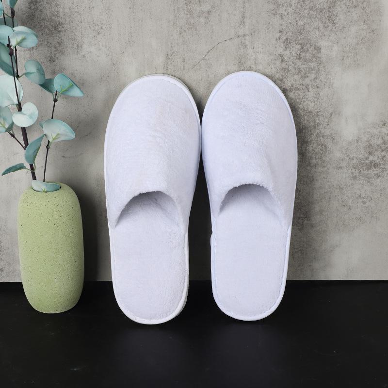 Anti-Slip Portable Thickened Disposable Slippers for Hotels, Inns, Beauty Salons, and Travel