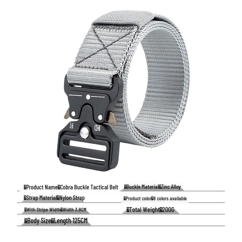Tieju Tactical Cobra Buckle Belt