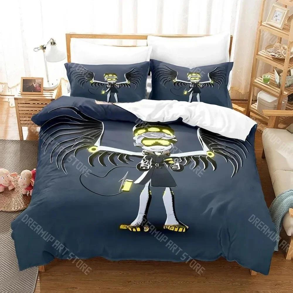 3D Print Murder Drones Anime Fashion Bedding Set Cartoon three-piece set Adult Kid Bedroom Duvet cover Sets Home Textiles