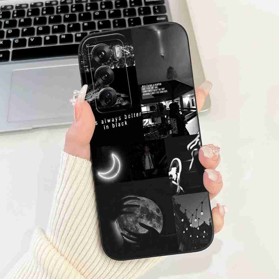 Silicone Case For Oppo Reno12 5G Colorful Small Cat Soft Cover For Oppo Reno 12 F 12F Reno12 FS 5G Protectors Cases Coque