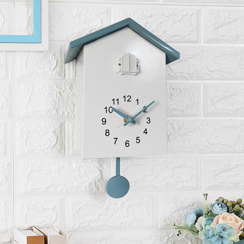 Cuckoo Quartz Wall Clock Modern Bird Home Living Room Hanging Watch Horologe Clocks Timer Office Home Decoration Gifts
