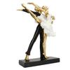 Romantic Couple Dancing Sculpture Decoration Resin Elegant Couple Ballet Dancer Statue Figurine