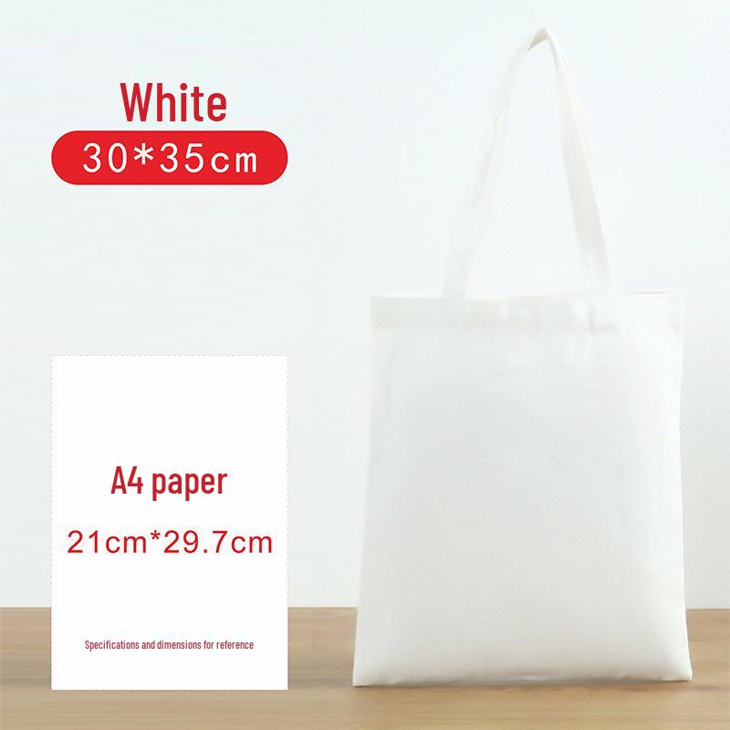 Customizable Eco-Friendly Canvas Tote with Logo or Hand-Painted Designs - Blank Cotton Bag Available for Personalization.