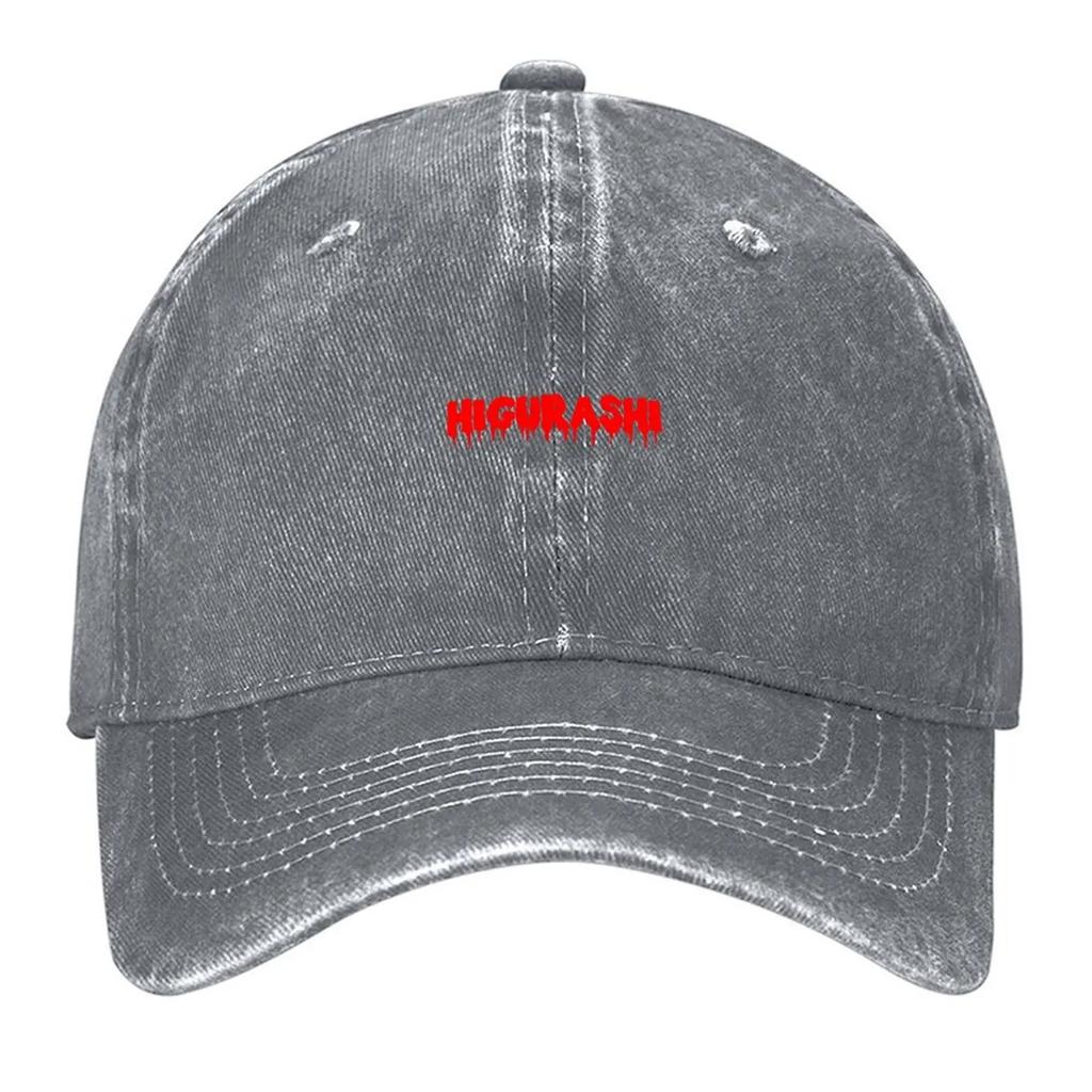 Higurashi no Naku Koro ni blood font Baseball Cap Male hat designer cap Beach Bag Horse Hat Men's Hats Women's