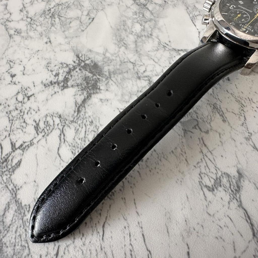 [USED]TISSOT PRC 200 T055417A Chronograph Black Dial 200m Swiss Watch