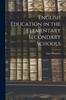 The English Education In the Elementary Secondary Schools Book