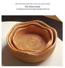 Nordic Rattan Woven Basket for Fruit, Bread, Snacks, and Decorative Use