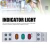 DIN Ray Indicator Light Red Yellow Green For Magnetic Starter Contactor LED Indicator Lamp Multifunctional DIN Rail Adjustable Delay Relay Timer AC