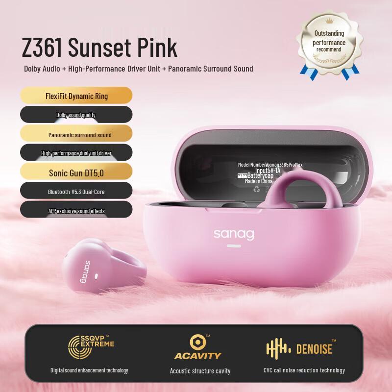 

SANAG Z36 Open-Ear Clip-On Bluetooth Sports Headset