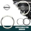 Car Leather Steering Wheel Cover Breathable Non Slip Protect Hood For Nissan Nismo Qashqai Teana X Trail T32 T31 Tiida Juke ALTIMA SYLPHY MURANO KICKS
