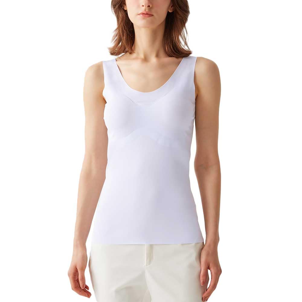 

Майка Kirei Labo Полностью Охлаждающая и Легкая с Подушечками KL7258R Новый Ледяной Голубой LL [Gunze] Бесшовная® Женская