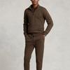 Polo Ralph Lauren Ss23 Quarter Zip Pullover Sweatshirt Men Sweatshirt Brown MNPOKNI16822597-200