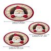 160cm Xmas Rug,Christmas Carpet Door Merry Christmas Mat Festival Santa Home Decorations Home 2025 Navidad Xmas Ornament