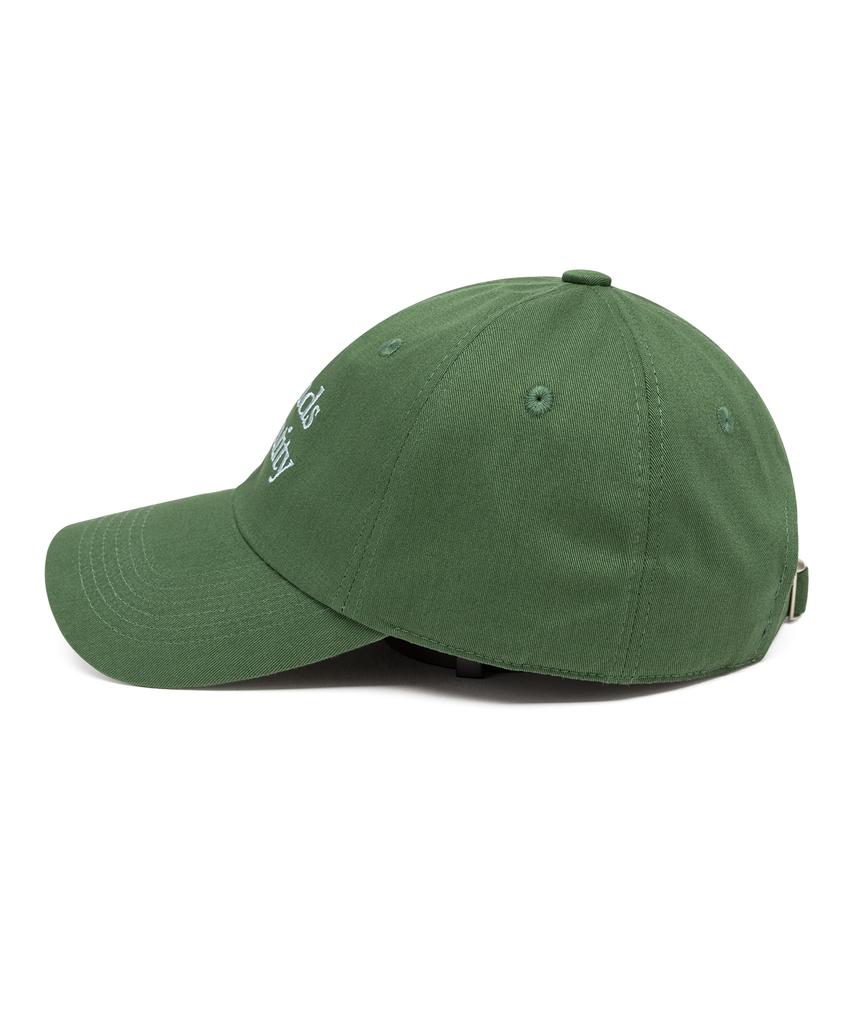 AKIII CLASSIC Vintage Color Lettering Ball Cap Green