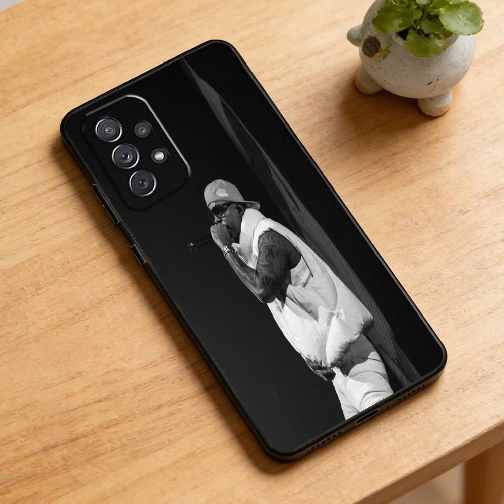 L-Luciano Rapper Phone Case For Samsung Galaxy A73,21,22,32,71,53,52,51,80,5G Soft Black Cover