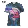 New UFO Alien Speciesion Invasion T-shirt Classic ET T Shirt Men Women Hipster 3D Summer Hip Hop Harajuku Style Super Cool Tops