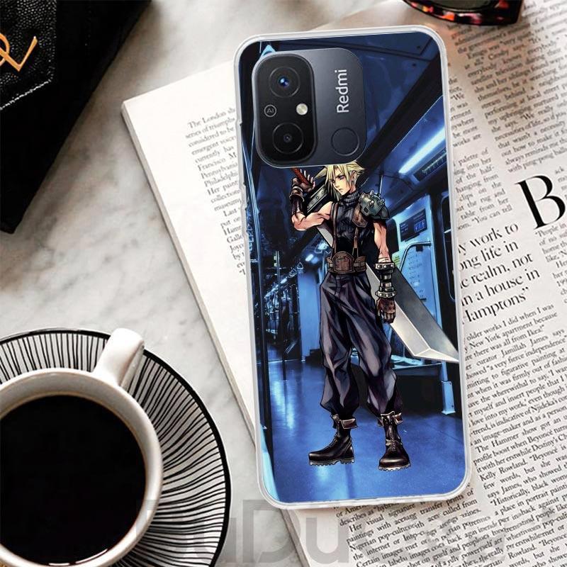 Final Fantasy FF VII Cover For Xiaomi Redmi 14C 13 13C 12 12C 10 10C 9 9C 9T 9A Phone Case 10A 8A 8 7A 7 6A 6 Pro K70 K60 K40 12