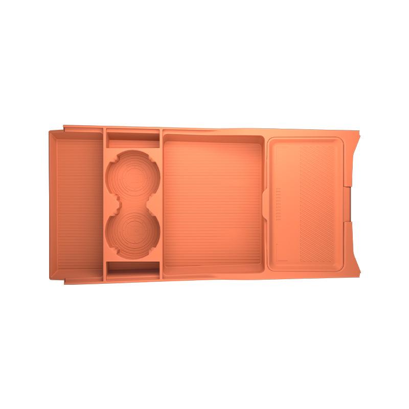 Kompatibel mit Silikon-Aufbewahrungsbox/Organizer/Brillenetui unter Formula Leopard Titanium 7 (Modell 25) Mittelkonsole.