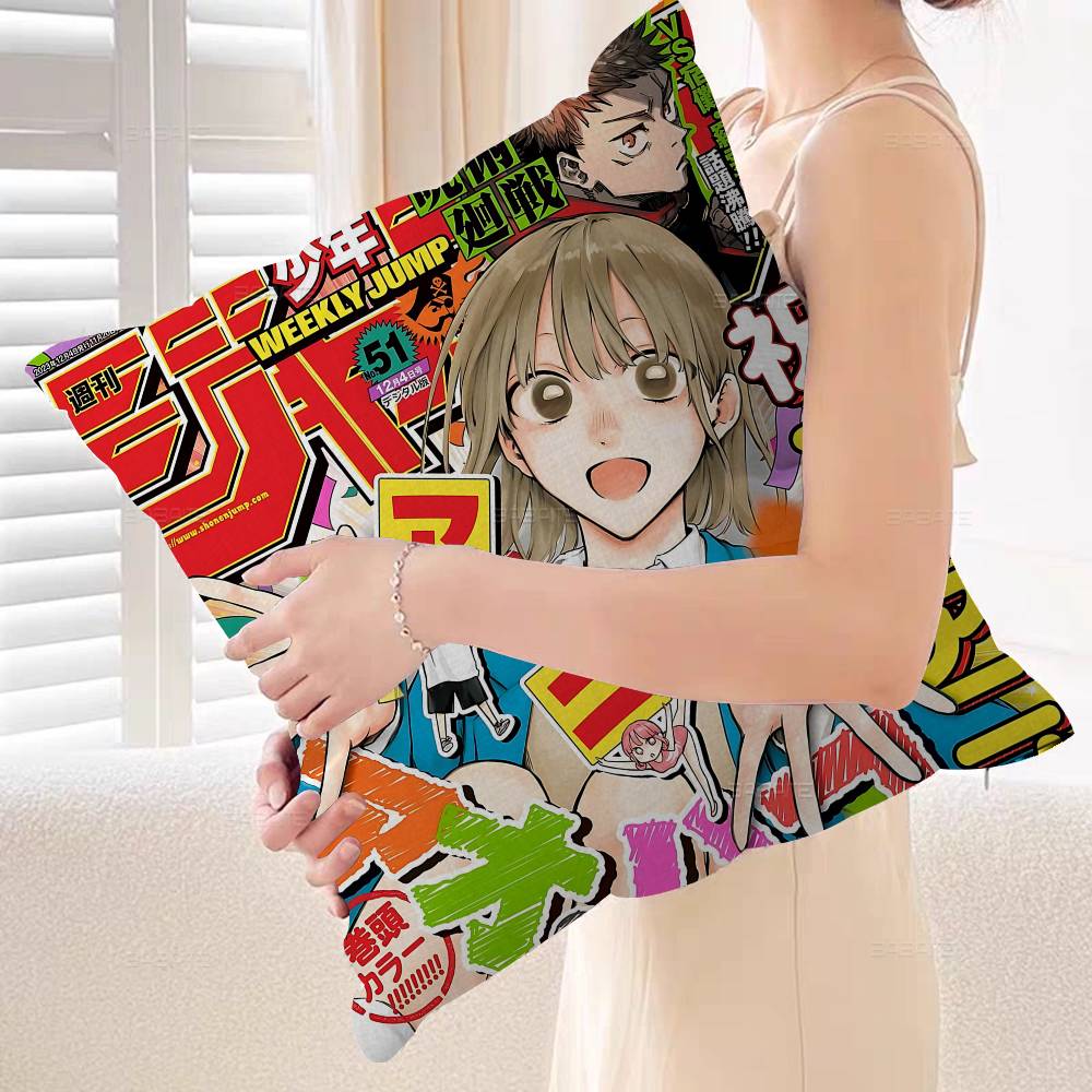 Blue Box Anime Cushion Cover Pillow Cover Decor Pillowcase Printed Cushion Case For Couch