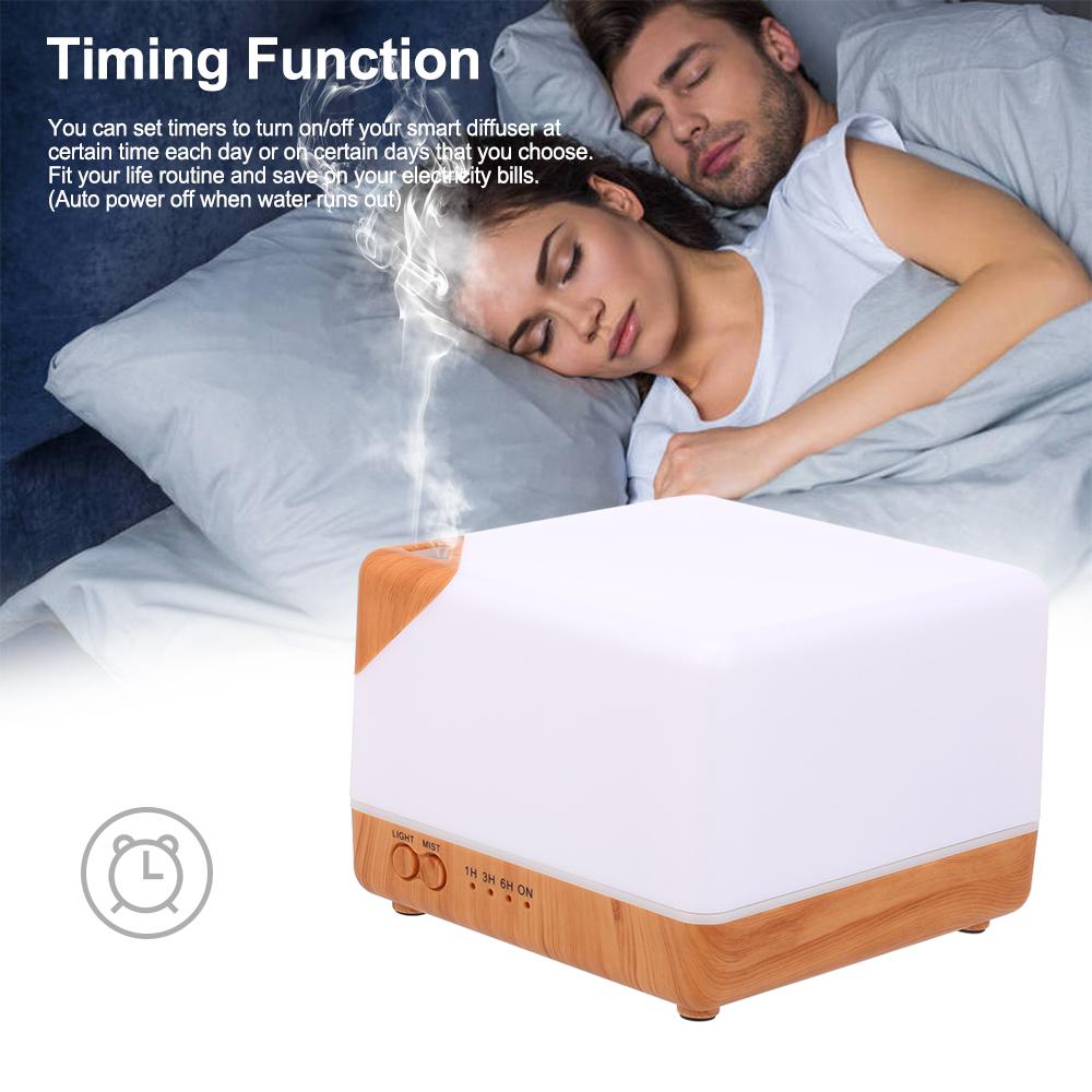 Buy Smart Wifi Wireless Led Night Lamp 700ml Humidifier Essential Oil ...