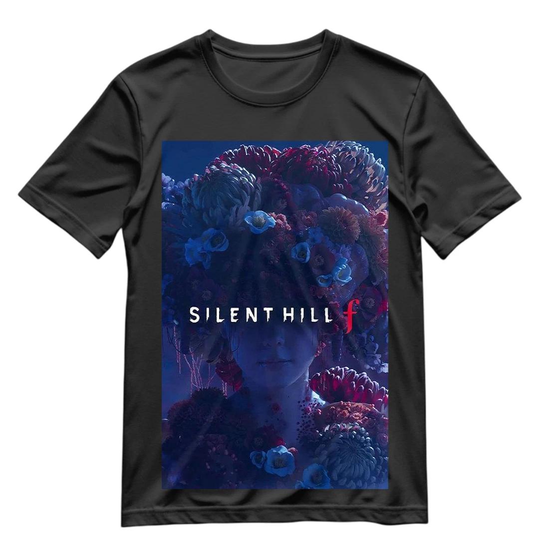 Футболка Silent Hill Футболка Silent Hill F S-XXXL SHF Хоррор-игра Графическая футболка 3XL