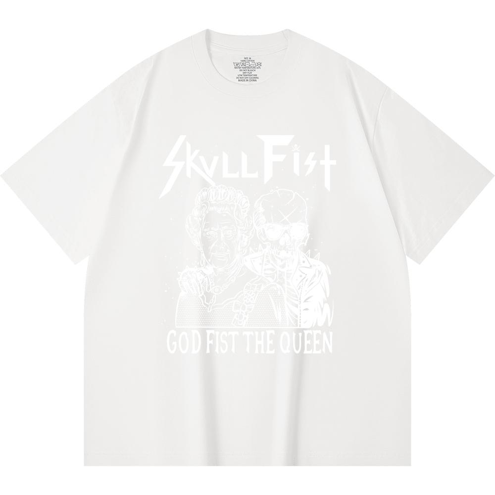 230 Gsm %100 Pamuk Heavy Metal Tişört Rock Grubu Popüler Müzik Baskılı Unisex Ağır Pamuk Tişört
