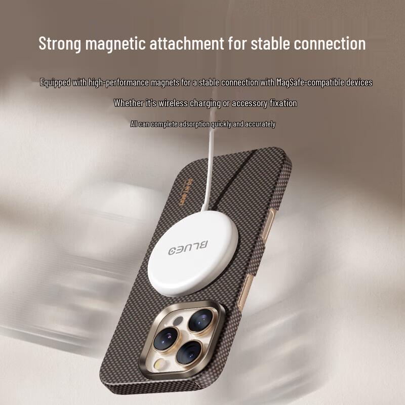 Mr. Blue Ape Slim Magnetic Aramid Fiber Phone Case for iPhone 15 Pro