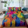 Home Living Luxury Color Cactus Print 2/3Pcs Duvet Cover Set Pillowcase Queen Size And King Size Kid Bedding Set Eu/Us/Au Size