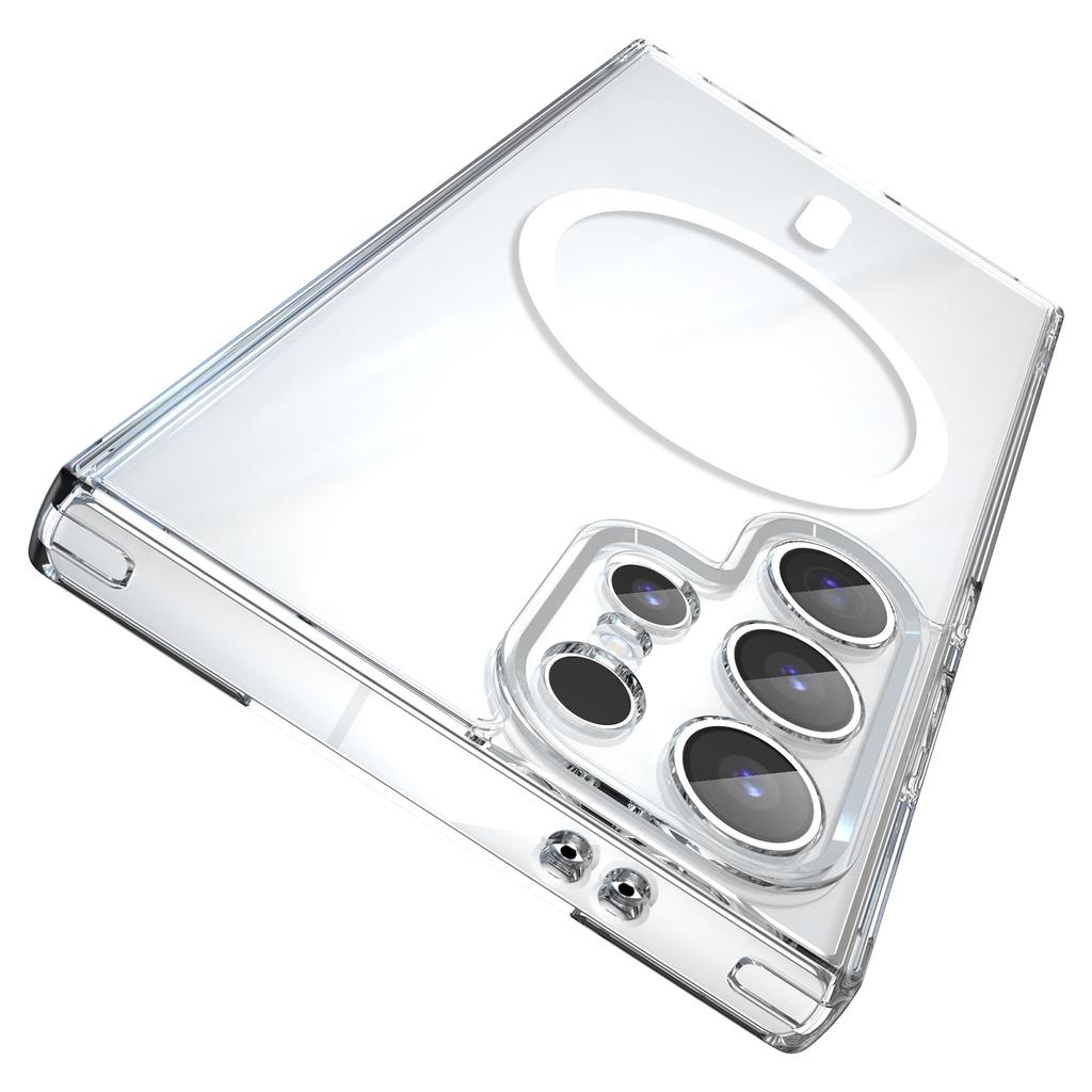 Samsung Galaxy S24 Ultra Clear Phone Case,Non-Yellowing Magnetic Phone Case for Samsung Galaxy S24 Ultra