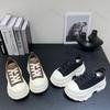 Fritidsskor för damer 2026 Vår Höst Nya Vintage Komfort Höjdökande Plattformsneakers Utomhus Halkfria Snörskor Plattformsskor
