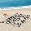 Casino Playing Card Symbols Diamond Heart Spade Clubs Beach Towel Soft Microfiber Quick Dry Absorbent Quick Towels For Bath