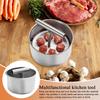 Meatball Press Maker Kitchen Manual Meatball Press 6/12 Balls Meat Baller Maker Machine Press Tool Home Meatball Making Tool for
