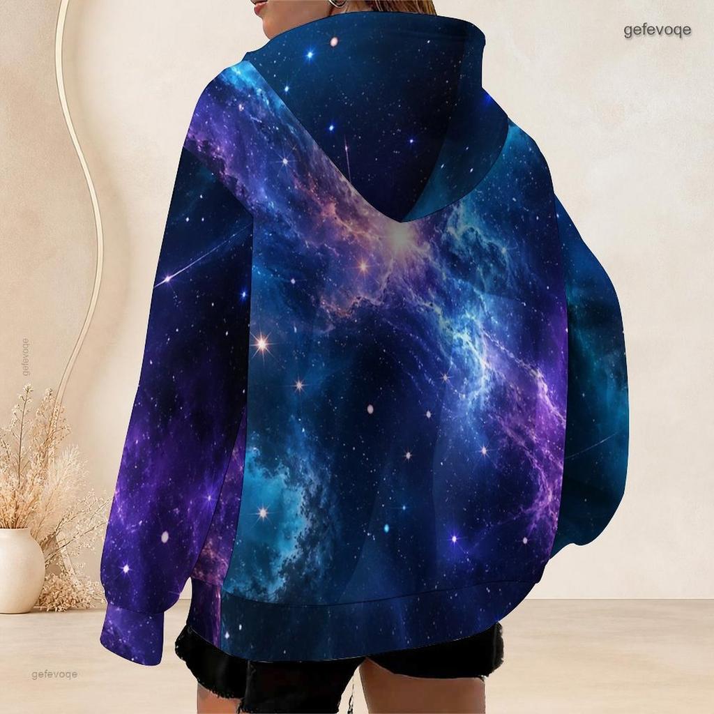 Women Plus Size Zip Up Hoodie Long Sleeve Loose Soft Casual Hooded Sweatshirt