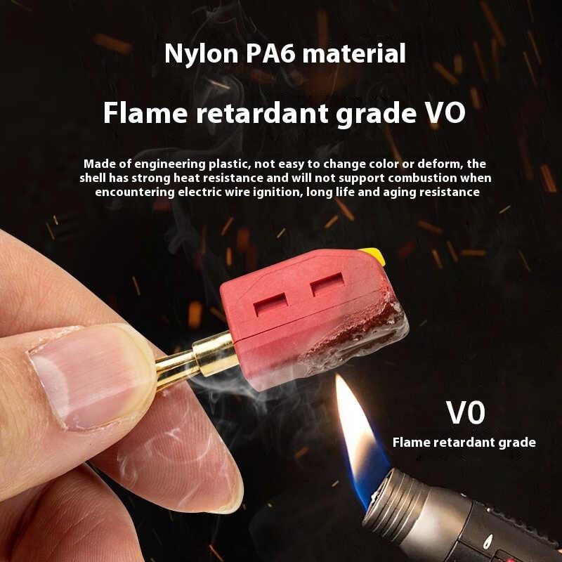 10Pcs 4Mm Banana Plug High Current Quick Connect Gold-Plated Banana Connector 32A Electrical Test