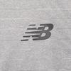 New Balance T Shirts Men's Gray Crew Neck Moderate Straight Fit AMT01012-AG