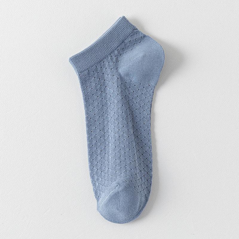 Men's Summer Thin Sweat Absorbing Deodorant Mesh Breathable Socks